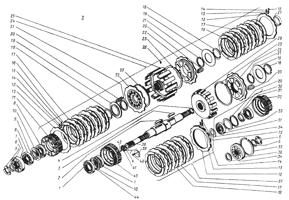 Вал ведущий в сборе КПП U35-605