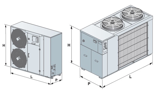 Чиллеры Rhoss TCAIY, THAIY 124-150