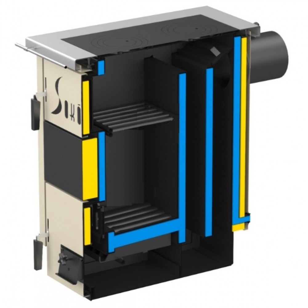 Габаритные размеры твердотопливного котла SK-11 METAL-FACH