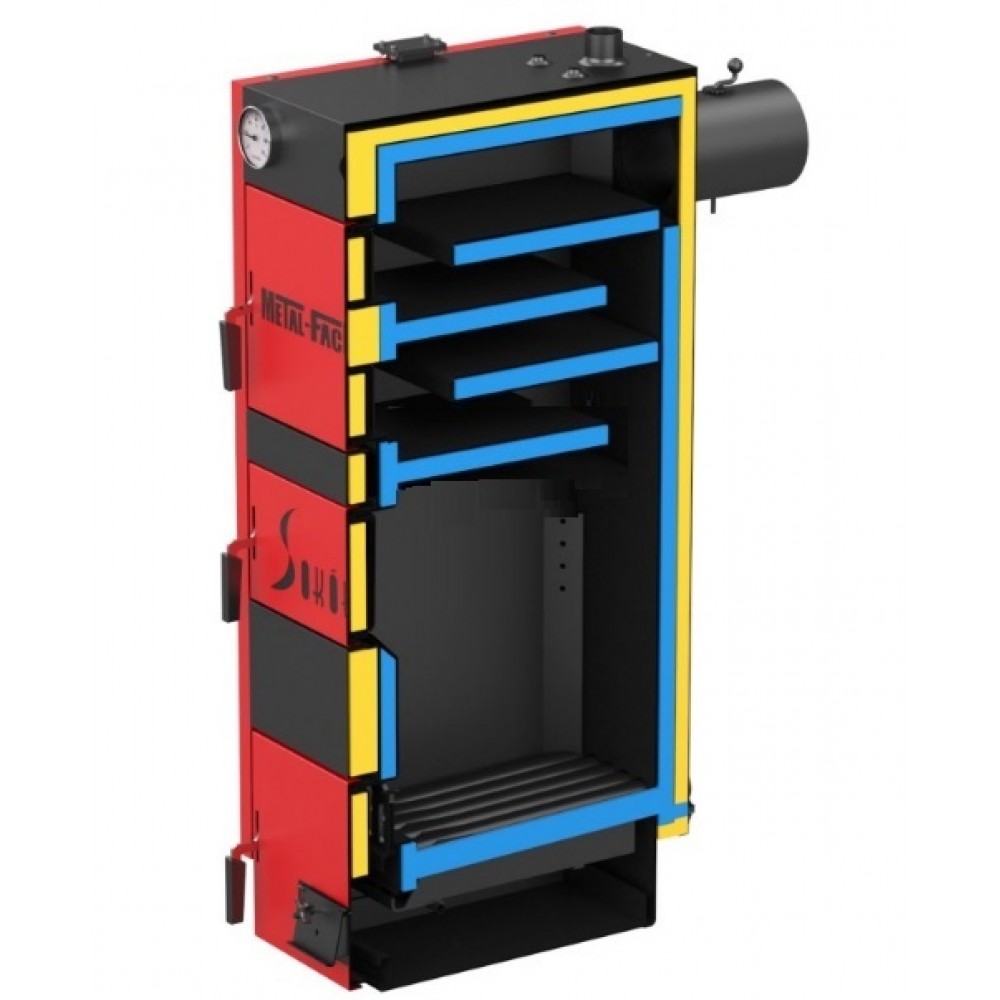 Габаритные размеры твердотопливного котла SE-19 METAL-FACH