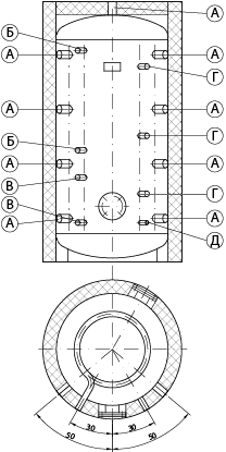 схема соединений ВТА-1
