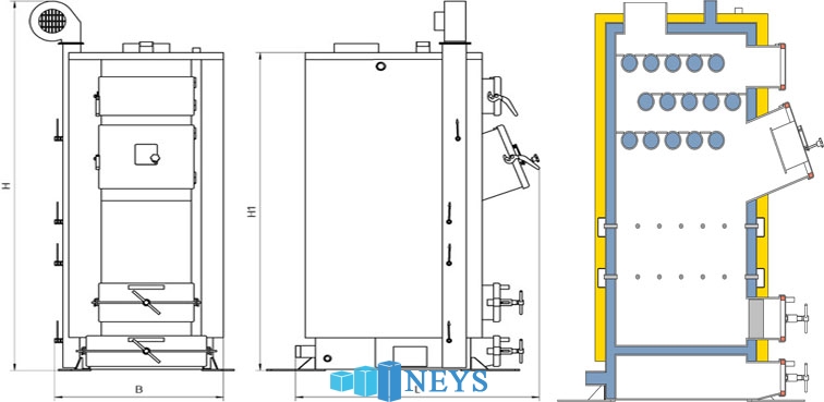 габаритные размеры Неус-Вихлач