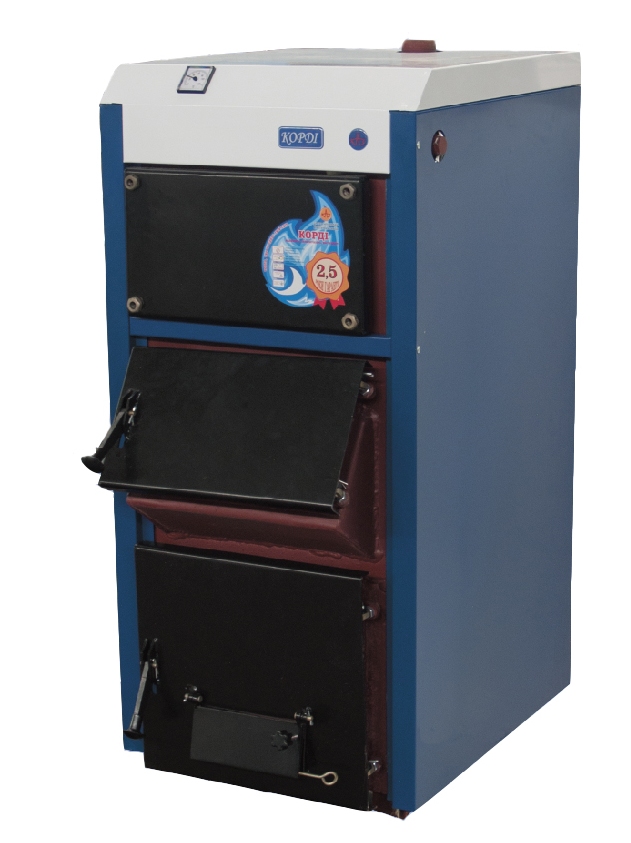 Бытовой твердотопливный котел Корди АОТВ- 30 В