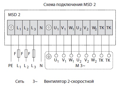 Rosenberg схема подключения MSD-2