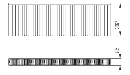 Радиатор отопления концевой C20-57РК ROSS