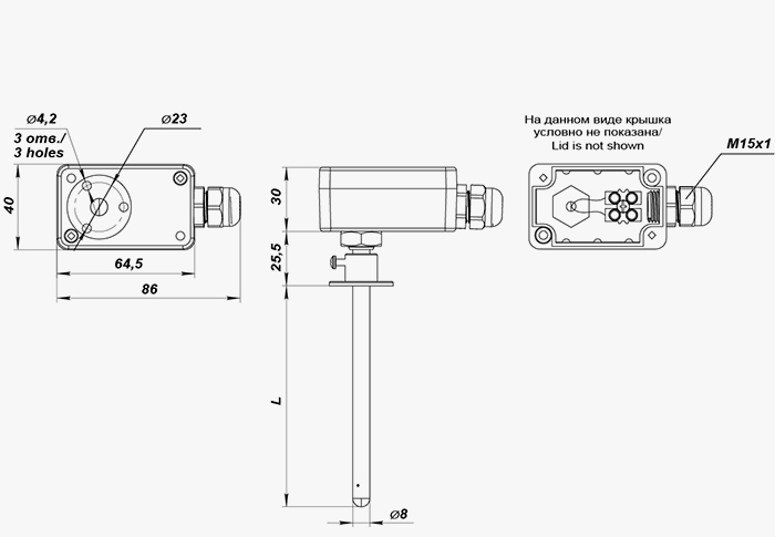 датчик температуры вентс КДТ-МК 100