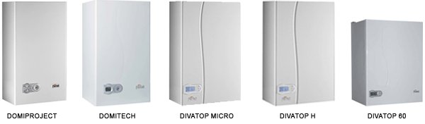 Серии настенных котлов Ferroli