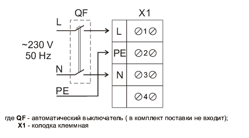 Подключение ВКВ