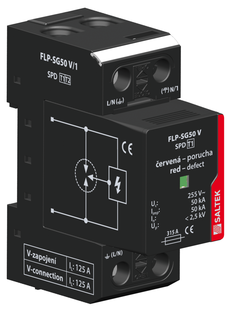Ограничитель перенапряжения УЗИП SALTEK FLP-SG50 V/1