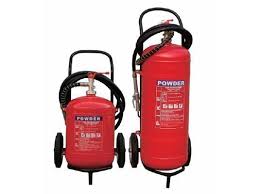 передвижные порошковые огнетушители