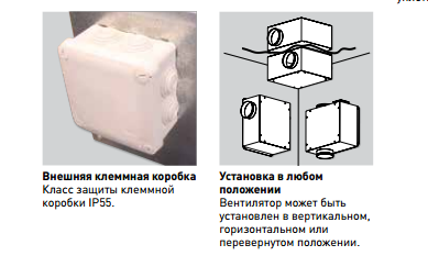 особенности монтажа вентилятора