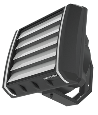 Водяной тепловентилятор Proton Е 45 фронтальный вид