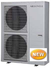 Тепловой насос Microwell HP 2000 Split фронтальный вид