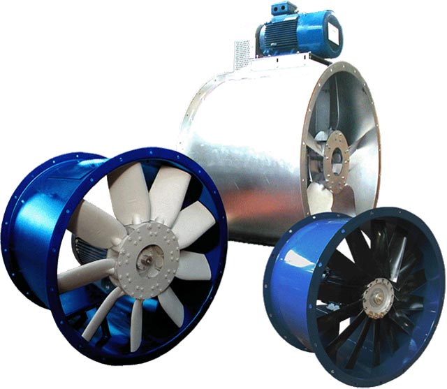 осевые вентиляторы