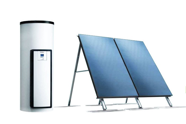 Пакетное предложение. Солнечная установка Vaillant auroSTEP/4 plus 3.350 фронтальный вид