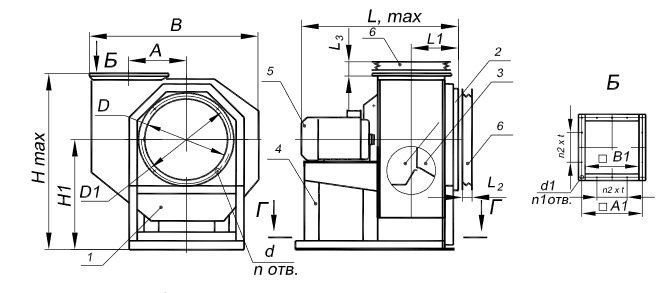 Вентилятор радиальный низкого и среднего давления Интеркондиционер ВР-80.75.1 схема.jpg