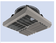 Воздушно-отопительный агрегат PROTON DTR: фронтальный вид