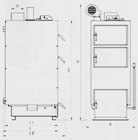 Marten Comfort MC-45 габаритные размеры