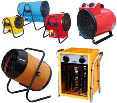 Тепловые пушки фронтальный вид