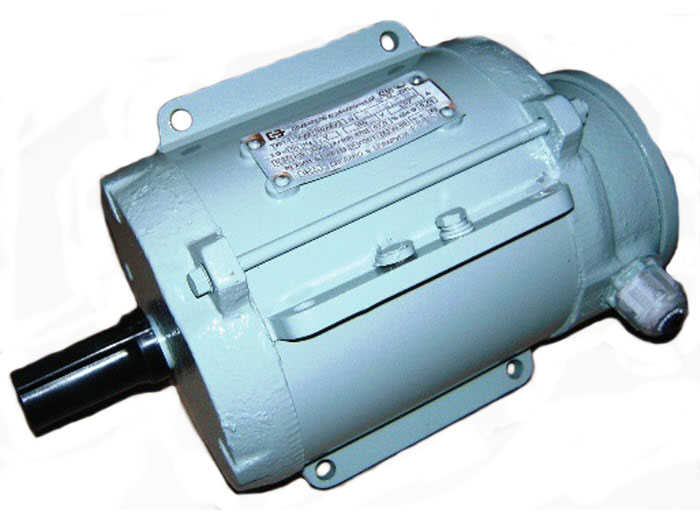Внешний вид электродвигателя осевого вентилятора ТСВТ/8-710Н