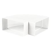 Коліно вертикальне Вентс (Vents) 55*110