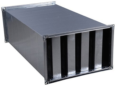 Прямоугольный шумоглушитель Aerostar SMN 80-50