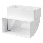 Колено вертикальное Вентс (Vents)  60*204