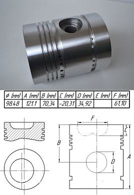 68301 Поршень 4.236 серии