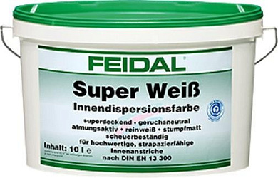 Краска Feidal Super Weiss LF