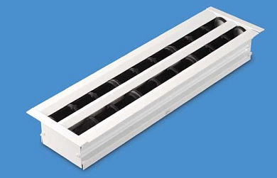 Вентиляционный линейный диффузор ES-KON SLT-U 2500x90 (2 ряда)