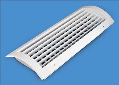Вентиляционная двухрядная радиальная решетка ES-KON EMC-R-U 350x250