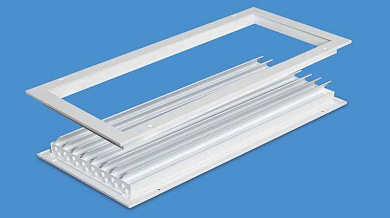 Вентиляционная переточная решетка ES-KON EMK-U 500x500